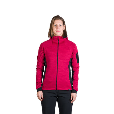 MI-4851OR women's melange outdoor active hoodie sweater JONI