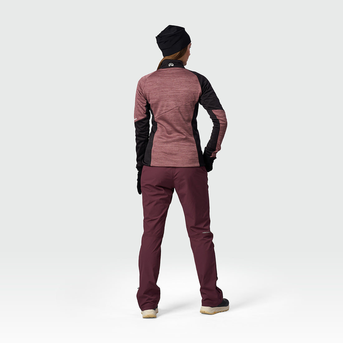 MI-4950OR women's melange active comfort sweater TRYA