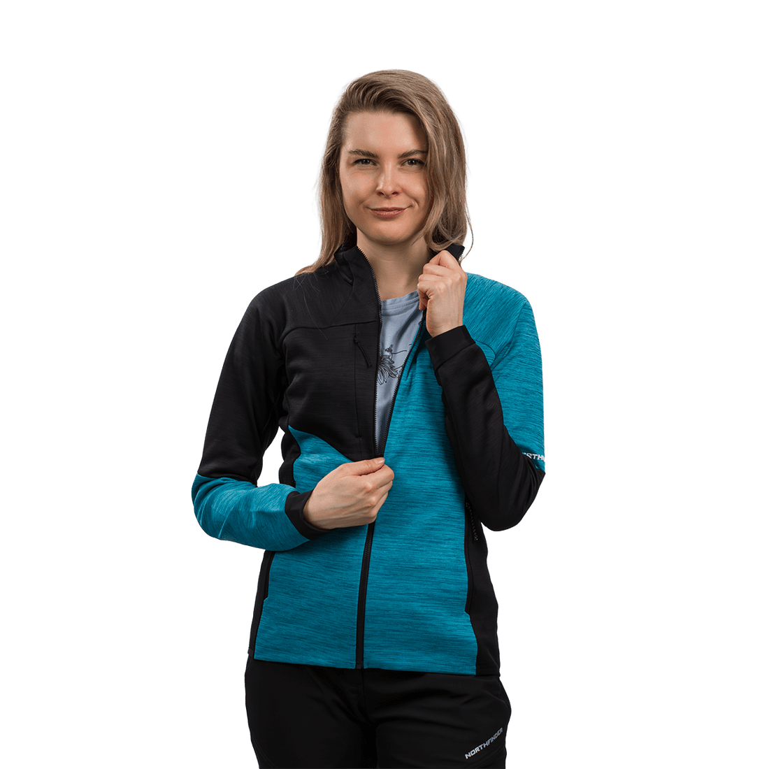 MI-4950OR women's melange active comfort sweater TRYA