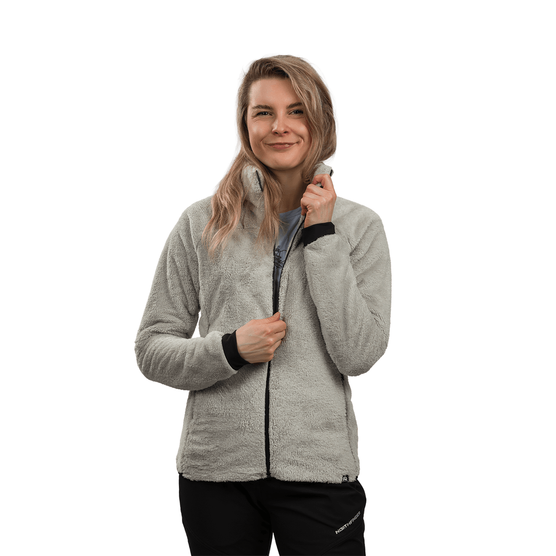 MI-4951OR women's sherpa fleece outdoor sweater MARIANELA