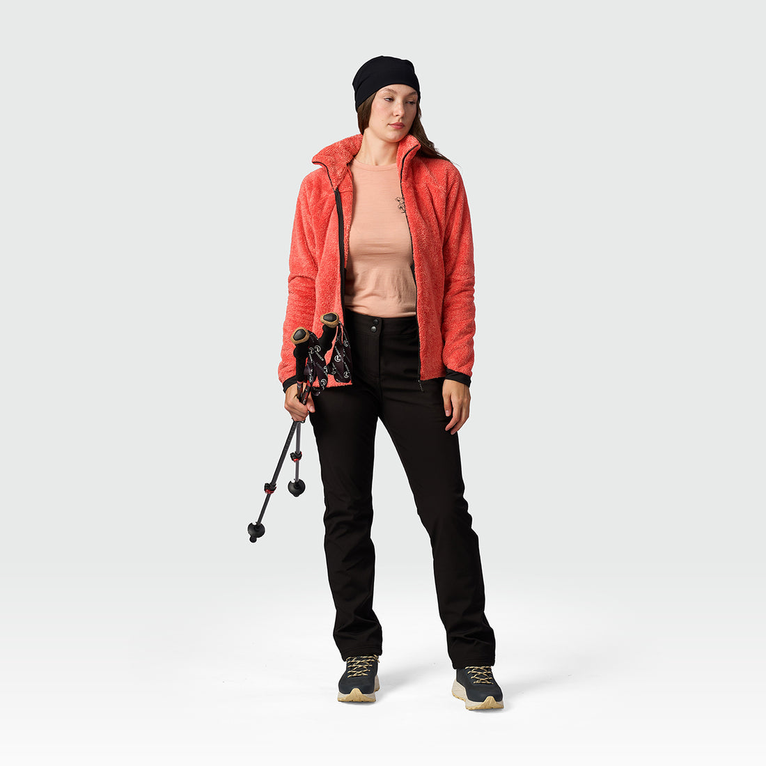 MI-4951OR women's sherpa fleece outdoor sweater MARIANELA