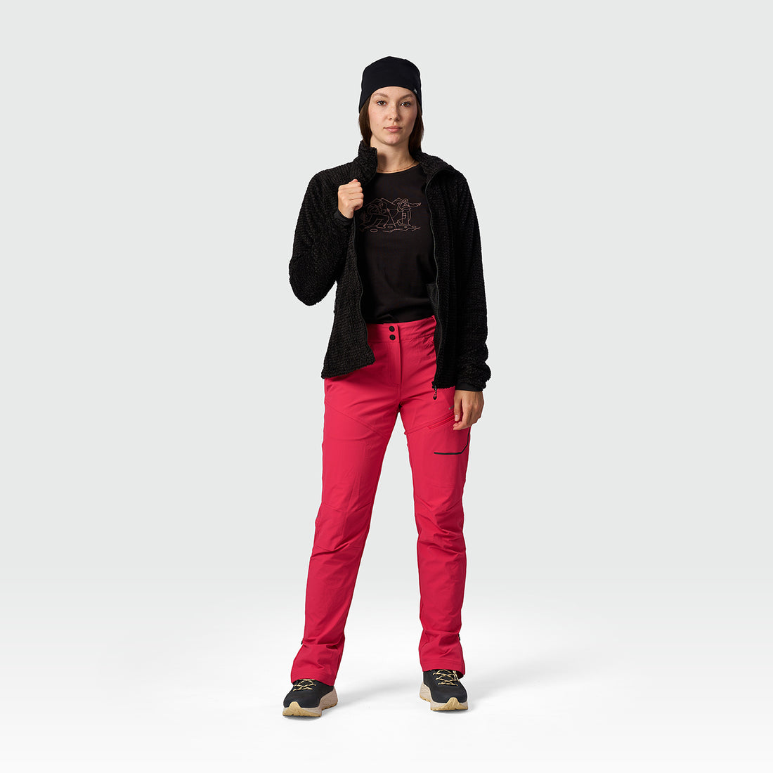 MI-4956OR women's fleece active sweater LOURDE