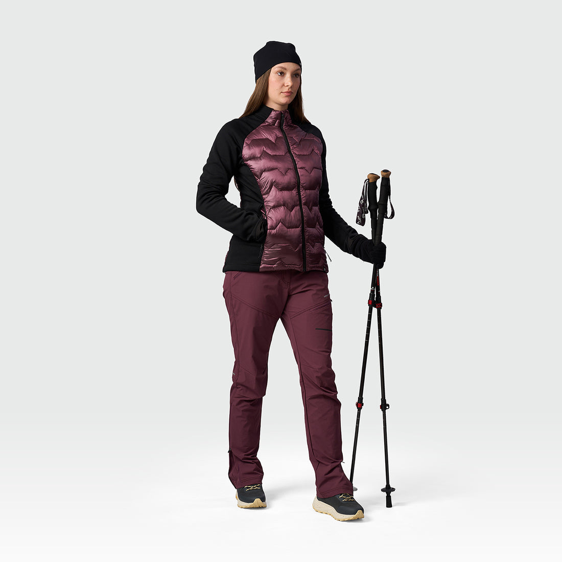 MI-4959OR women's hybrid active sweater ESPERANZ