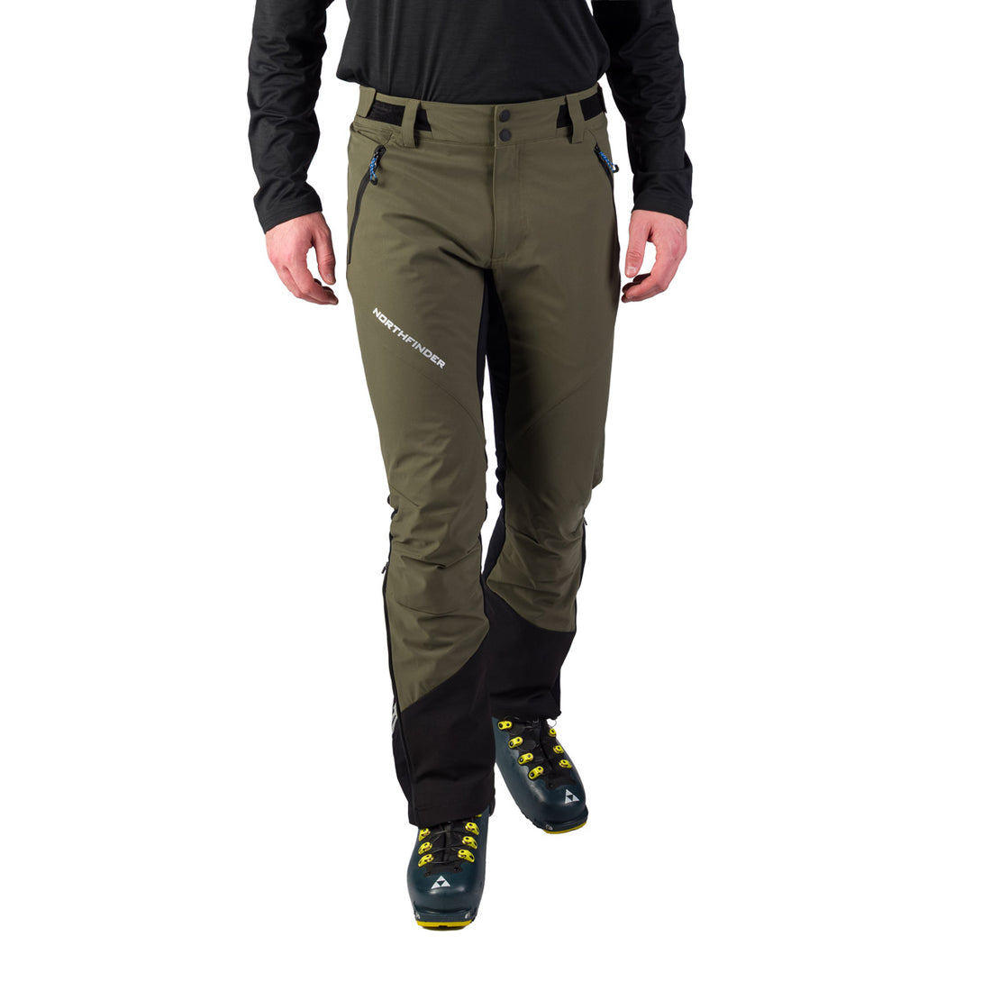 NO-36614SKP men's ski-touring pants active sport warm fleece 2L RYSY4