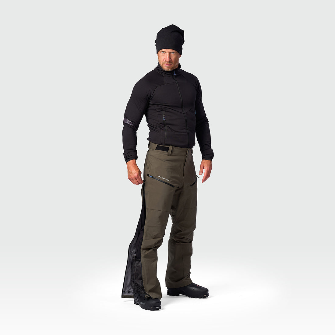 NO-3665SKP men's ski-touring technical hardshell pants Dermizax™EV HAVRAN