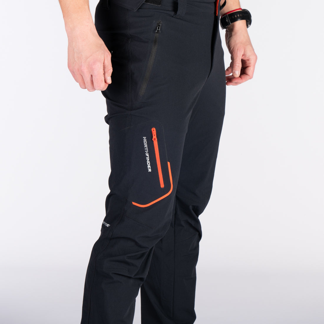 NO-3845OR men's travel elastic regular fit pants HORACE