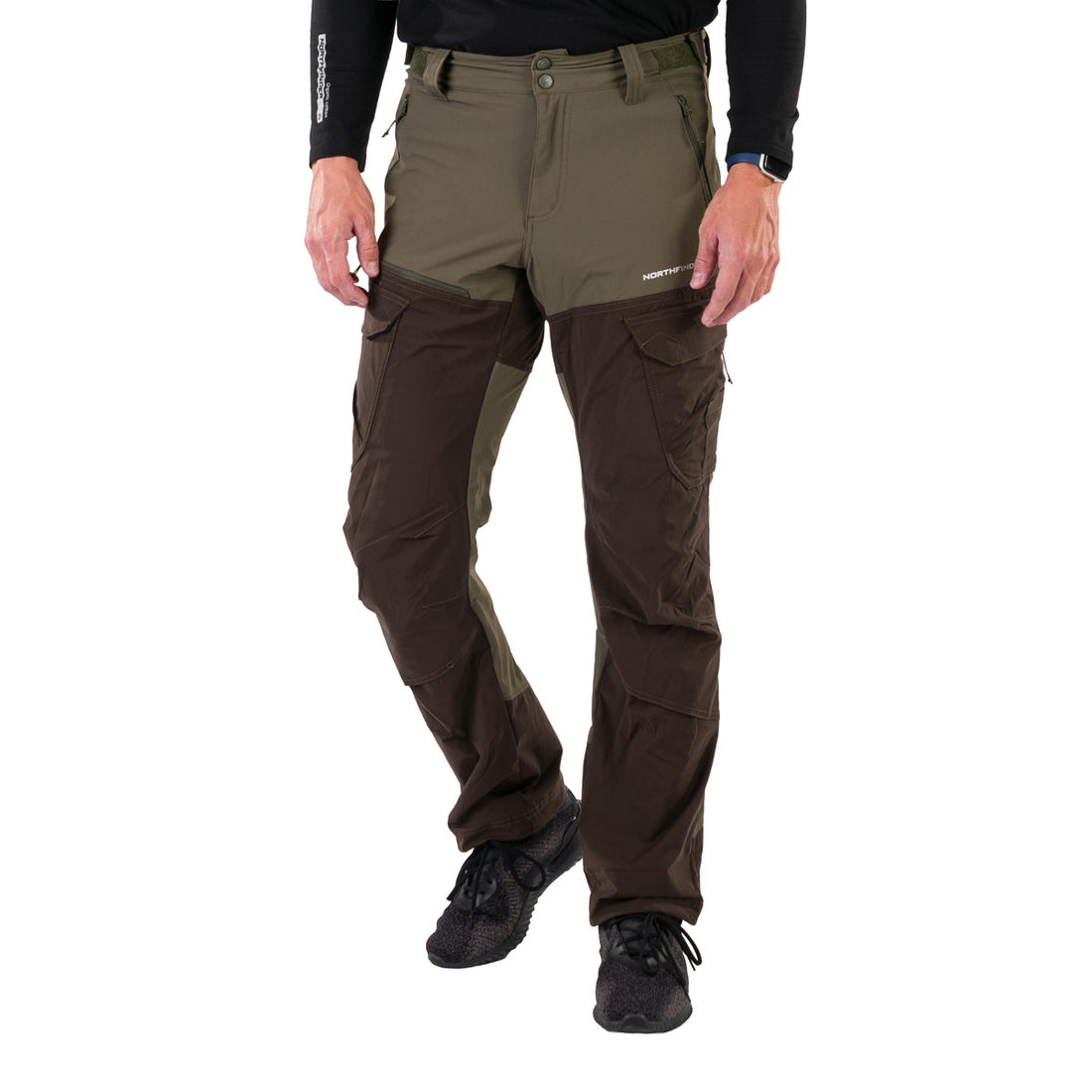 NO-3952OR Men's outdoor hybrid cargo pants  BISHORN