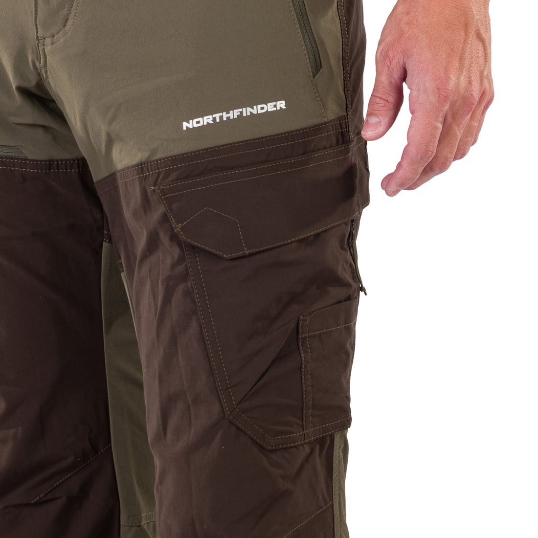 NO-3952OR Men's outdoor hybrid cargo pants  BISHORN