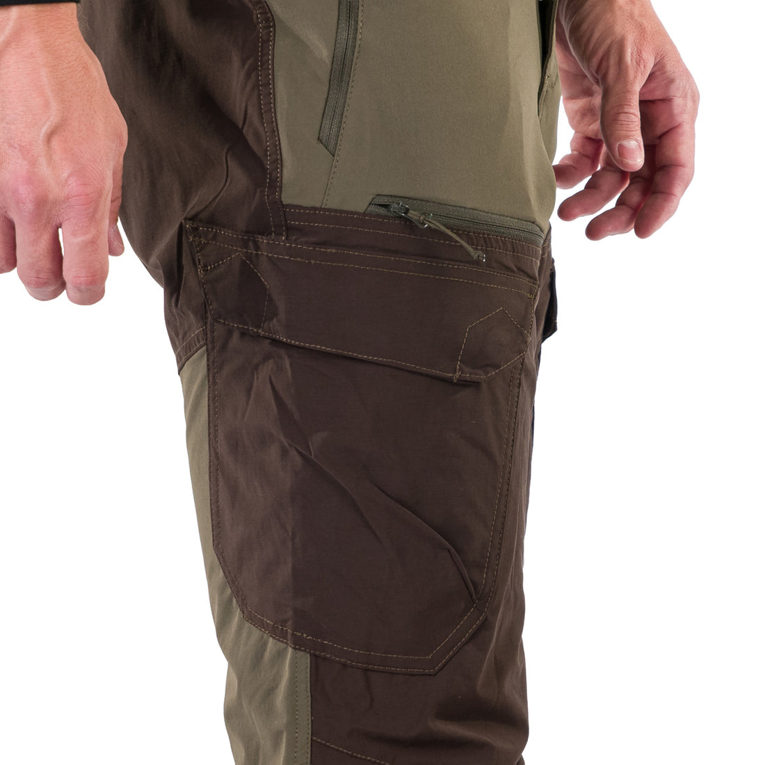 NO-3952OR Men's outdoor hybrid cargo pants  BISHORN