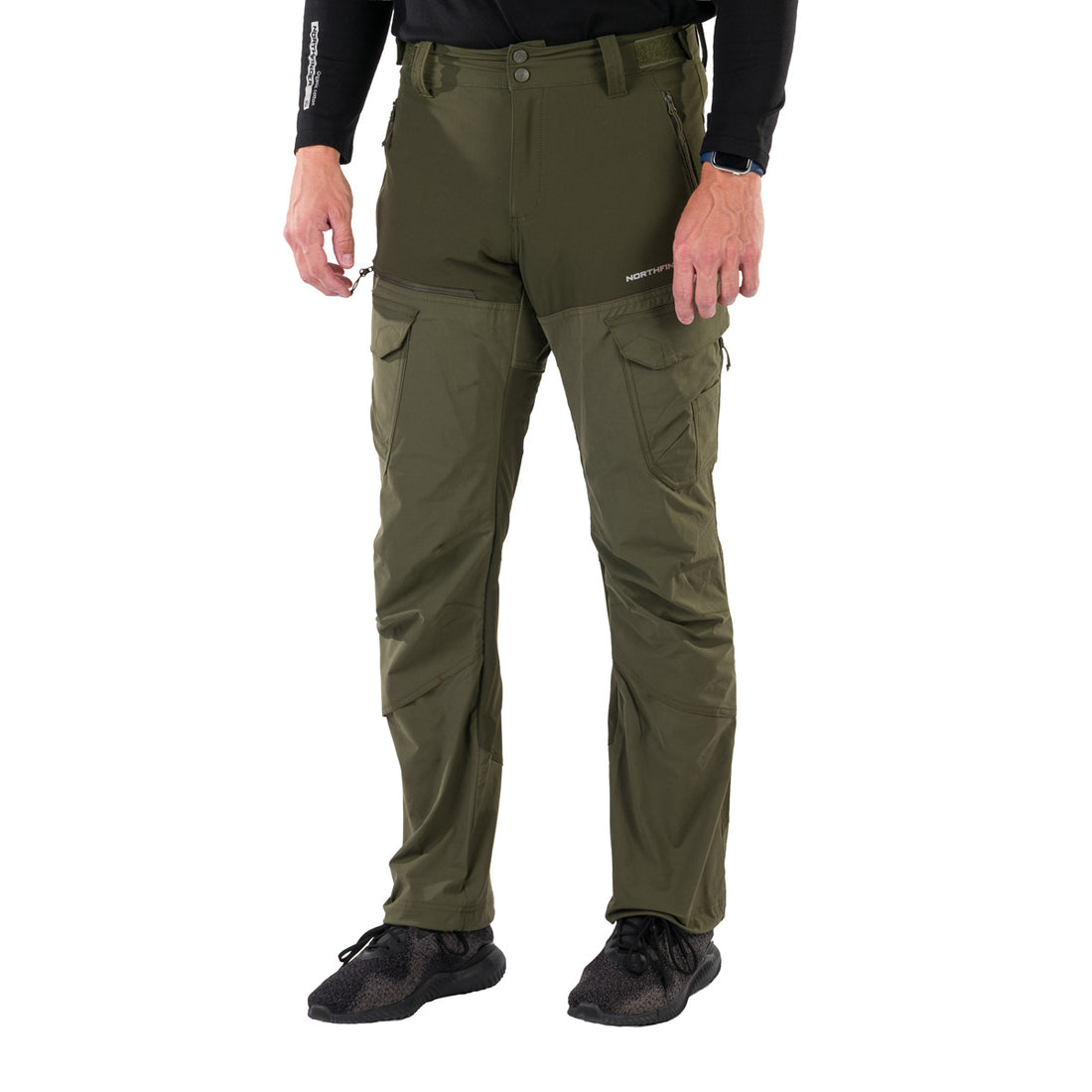 NO-3952OR Men's outdoor hybrid cargo pants  BISHORN