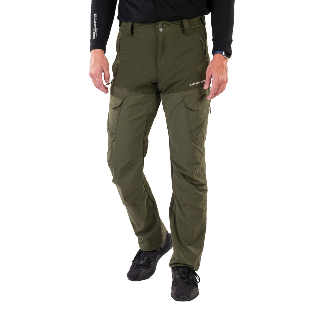 NO-3952OR Men's outdoor hybrid cargo pants  BISHORN