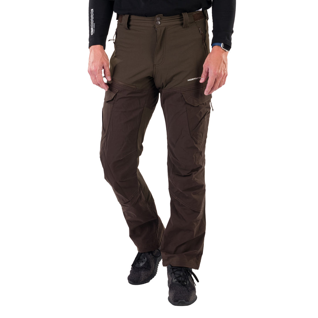 NO-3952OR Men's outdoor hybrid cargo pants  BISHORN