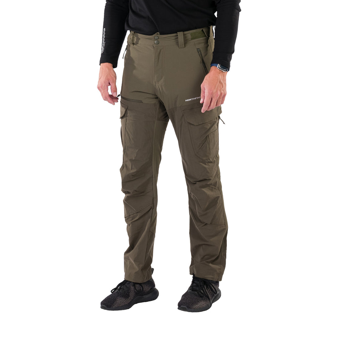 NO-3952OR Men's outdoor hybrid cargo pants  BISHORN