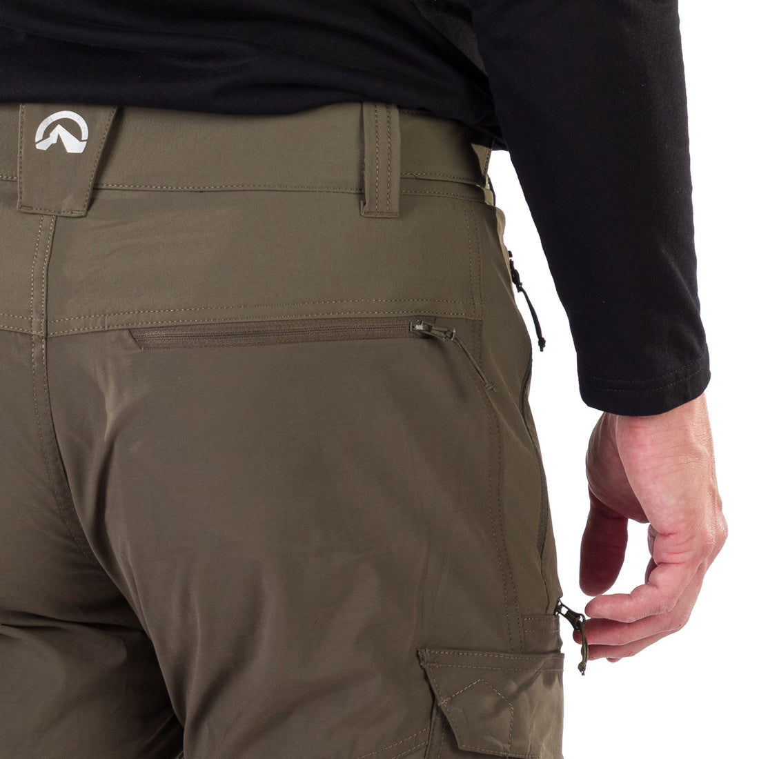 NO-3952OR Men's outdoor hybrid cargo pants  BISHORN