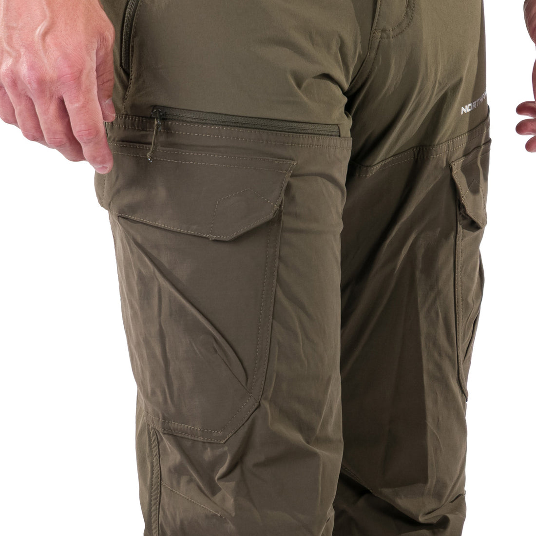 NO-3952OR Men's outdoor hybrid cargo pants  BISHORN