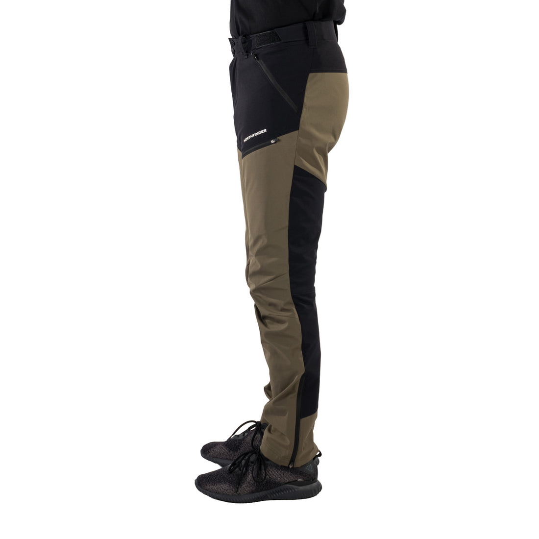 NO-3987OR men's trekking hybrid softshell pants FIERO
