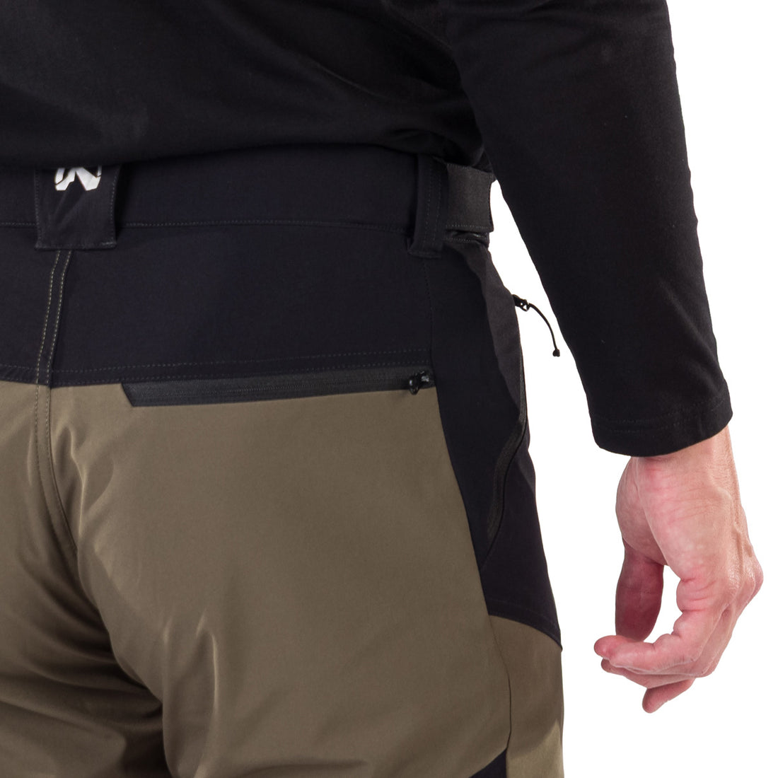 NO-3987OR men's trekking hybrid softshell pants FIERO