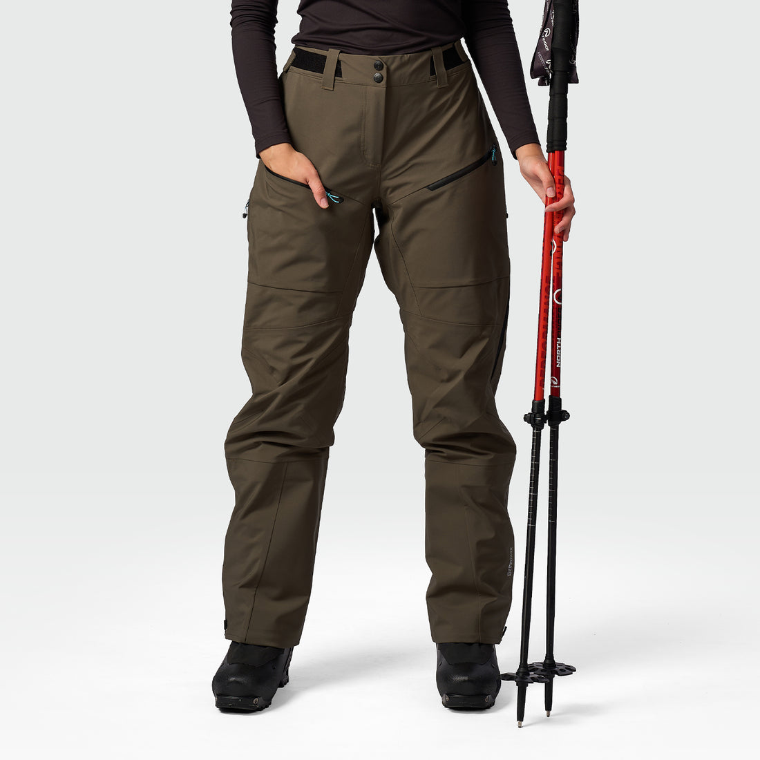 NO-4665SKP women's ski-touring technical hardshell pants Dermizax™EV HAVRANIE