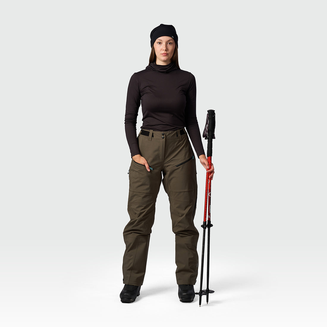 NO-4665SKP women's ski-touring technical hardshell pants Dermizax™EV HAVRANIE