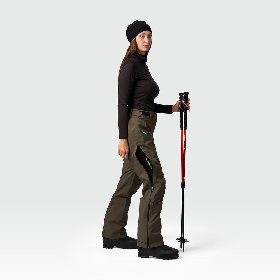 NO-4665SKP women's ski-touring technical hardshell pants Dermizax™EV HAVRANIE
