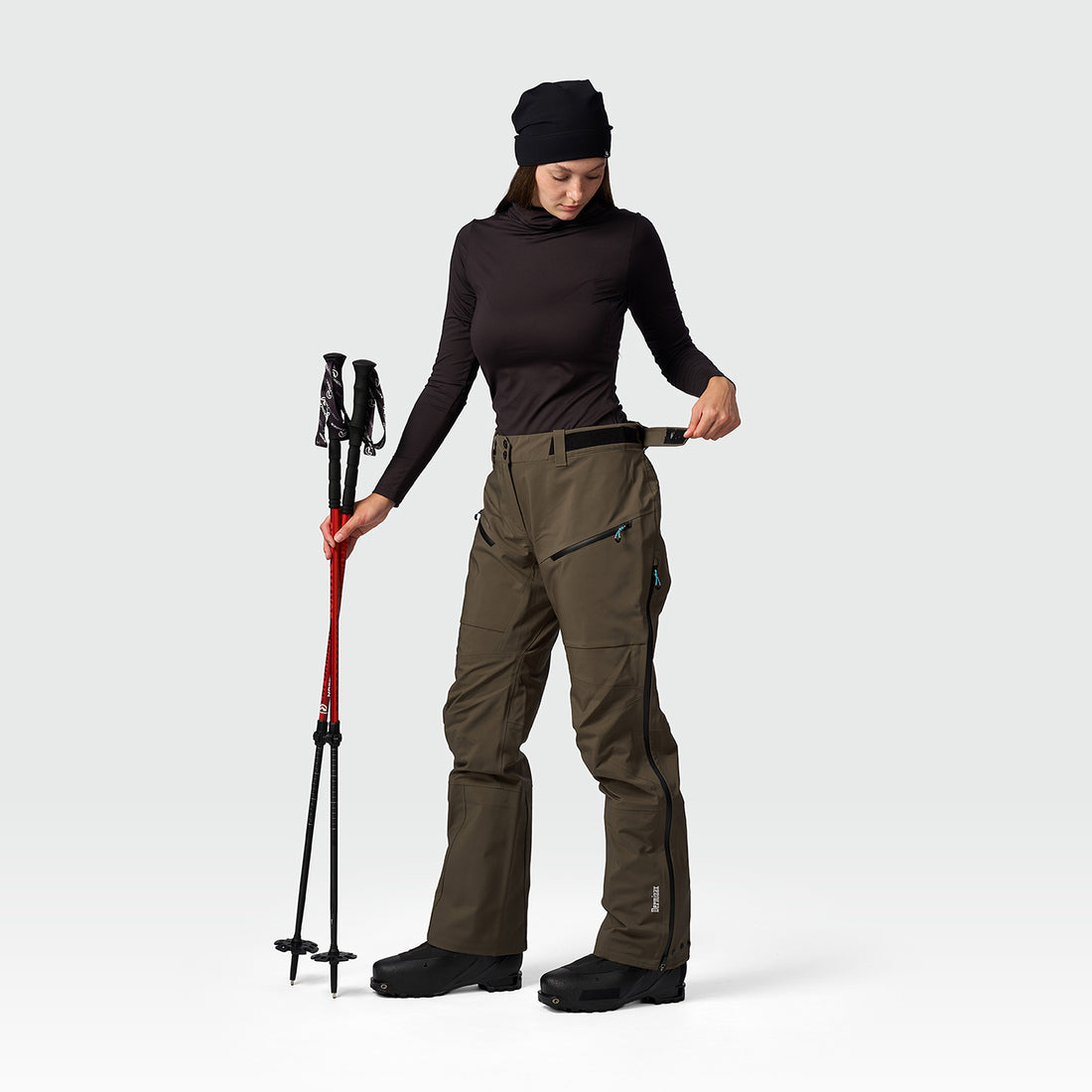 NO-4665SKP women's ski-touring technical hardshell pants Dermizax™EV HAVRANIE
