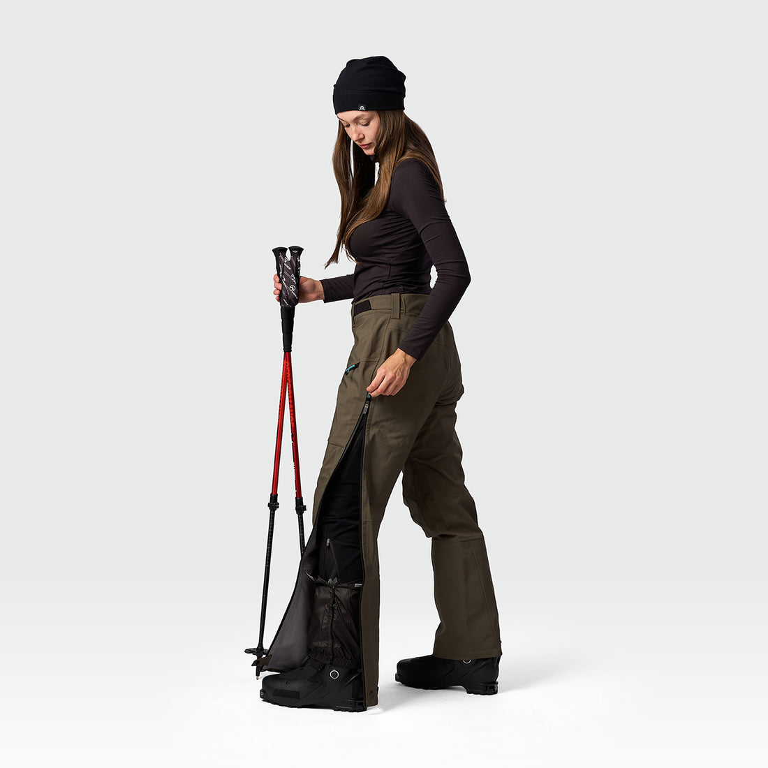 NO-4665SKP women's ski-touring technical hardshell pants Dermizax™EV HAVRANIE