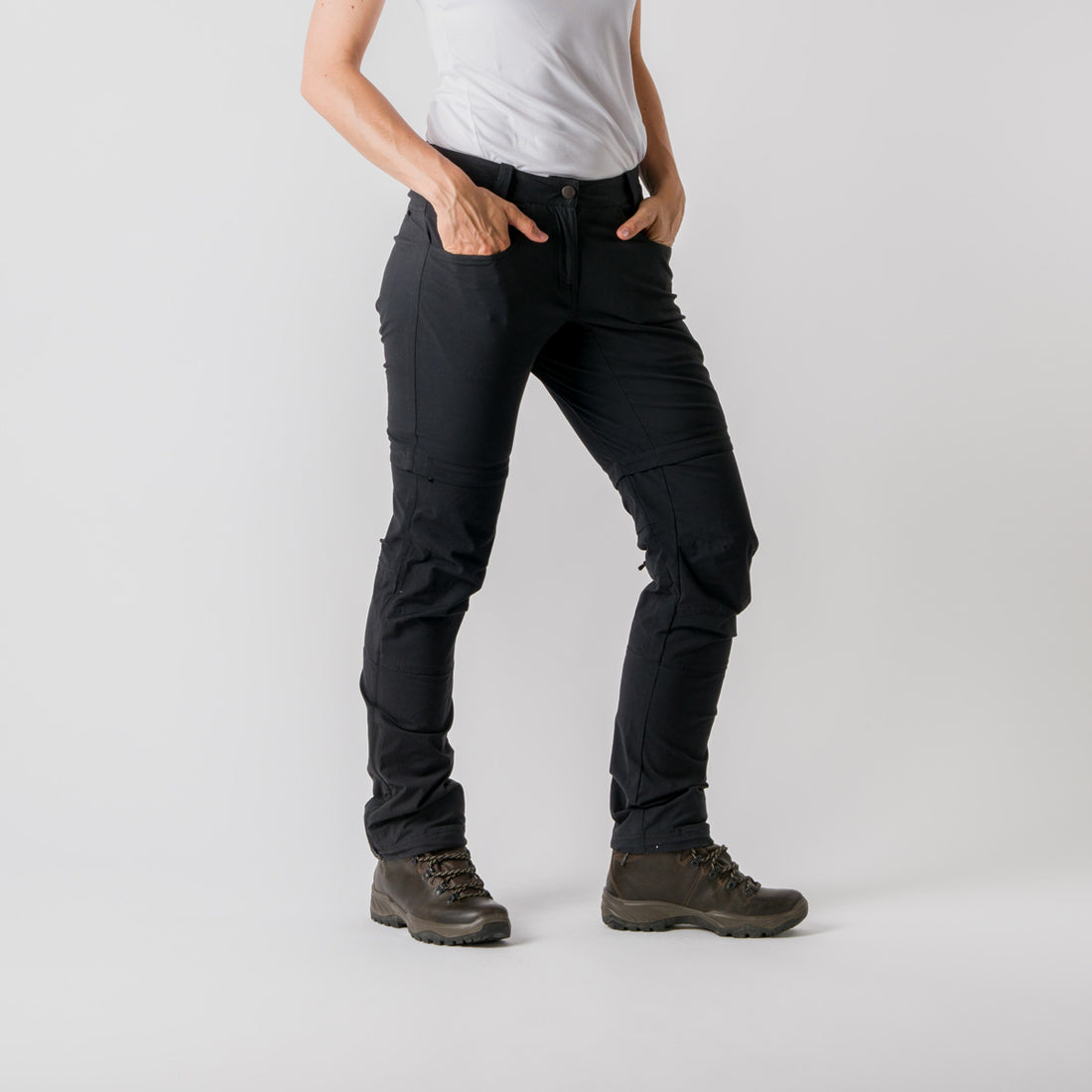 NO-4765AD women's 2in1 pants adventure PEARL