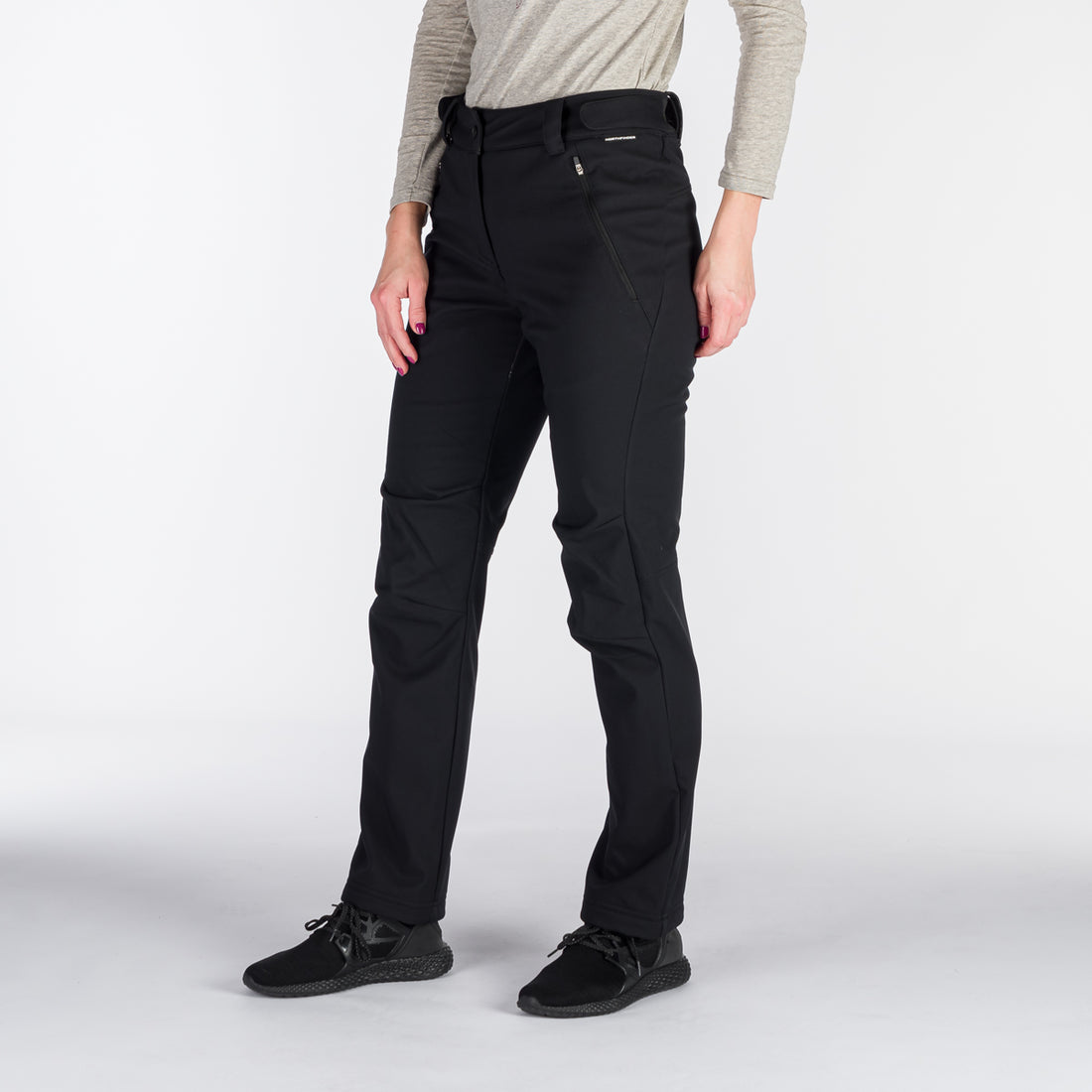 NO-4880OR women's outdoor softshell pants 3L GARNET