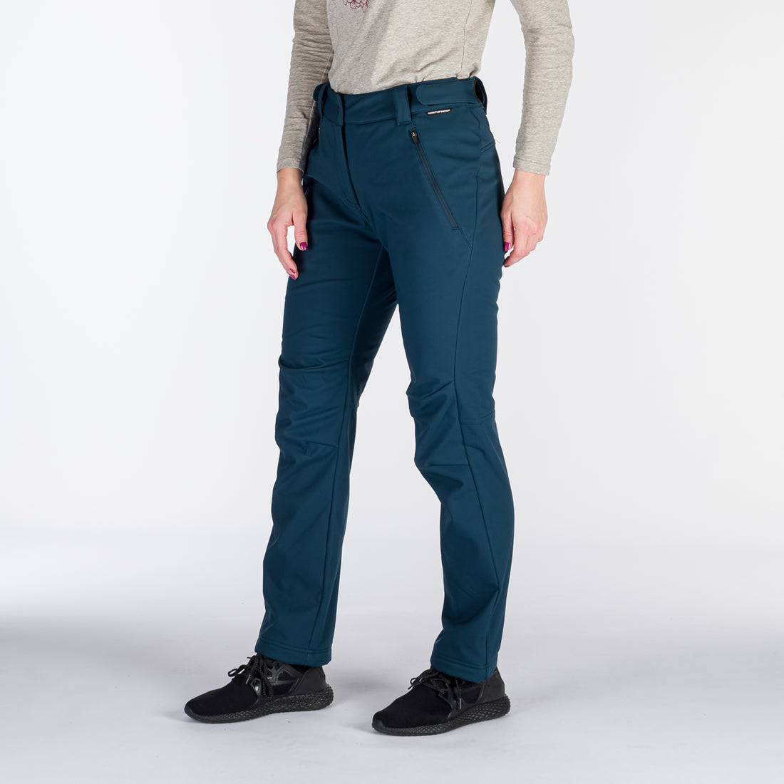 NO-4880OR women's outdoor softshell pants 3L GARNET