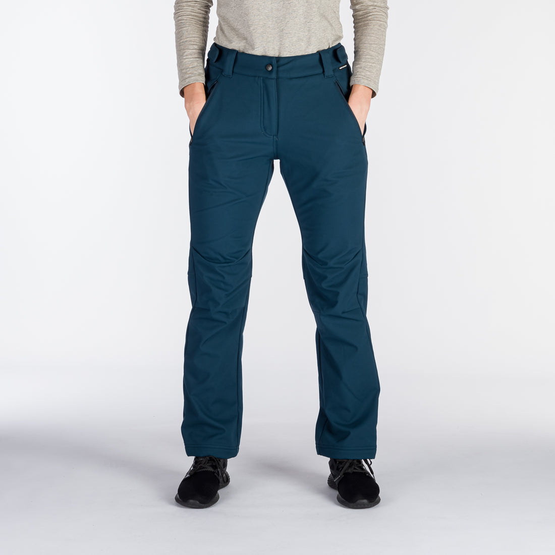 NO-4880OR women's outdoor softshell pants 3L GARNET