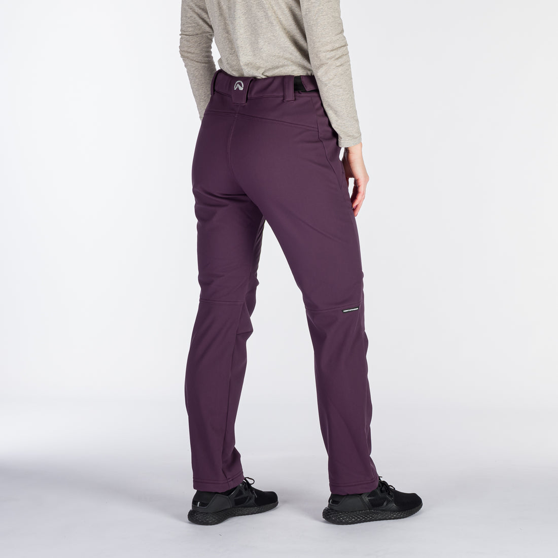 NO-4880OR women's outdoor softshell pants 3L GARNET