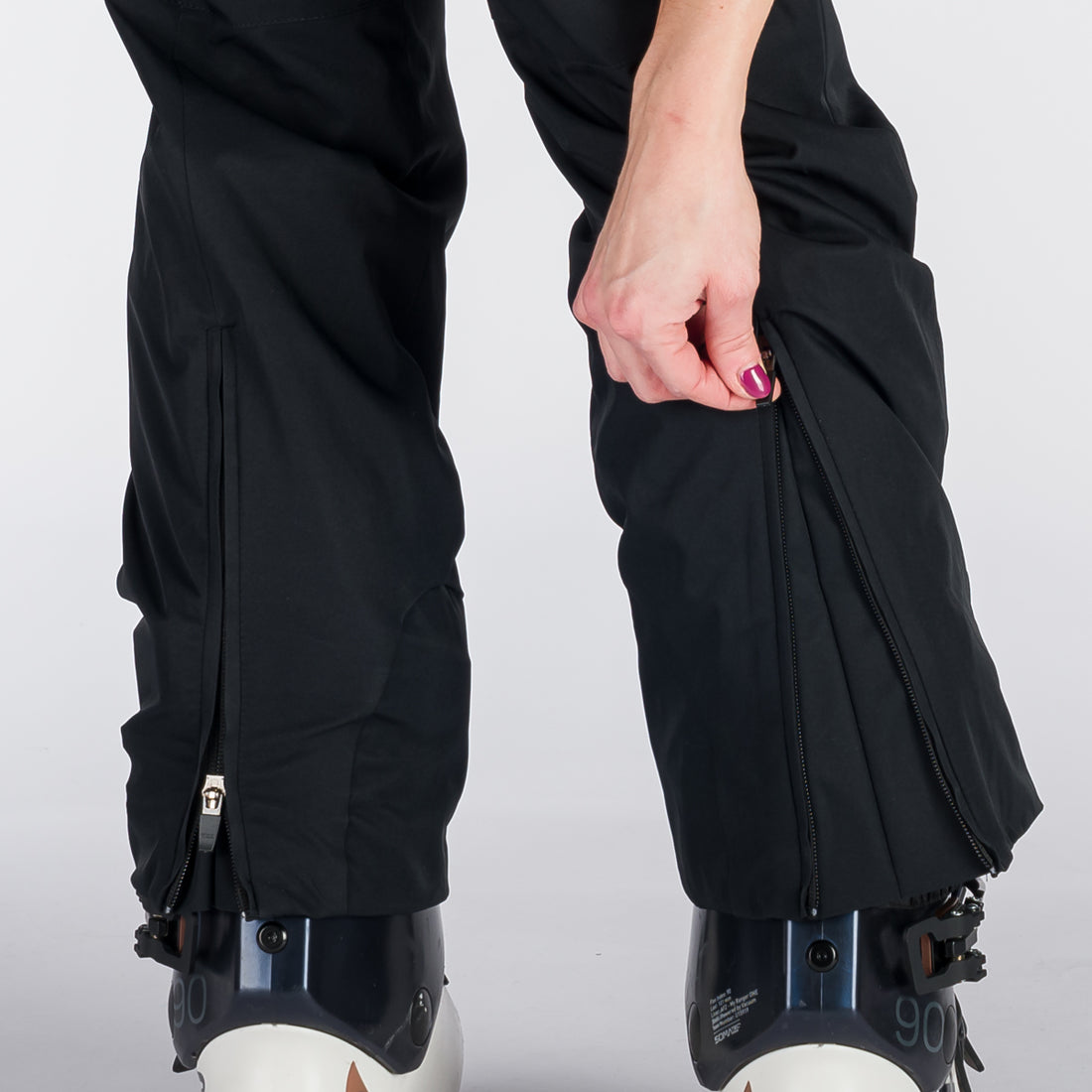 NO-4891SNW women's ski comfortable trousers with braces MAXINE