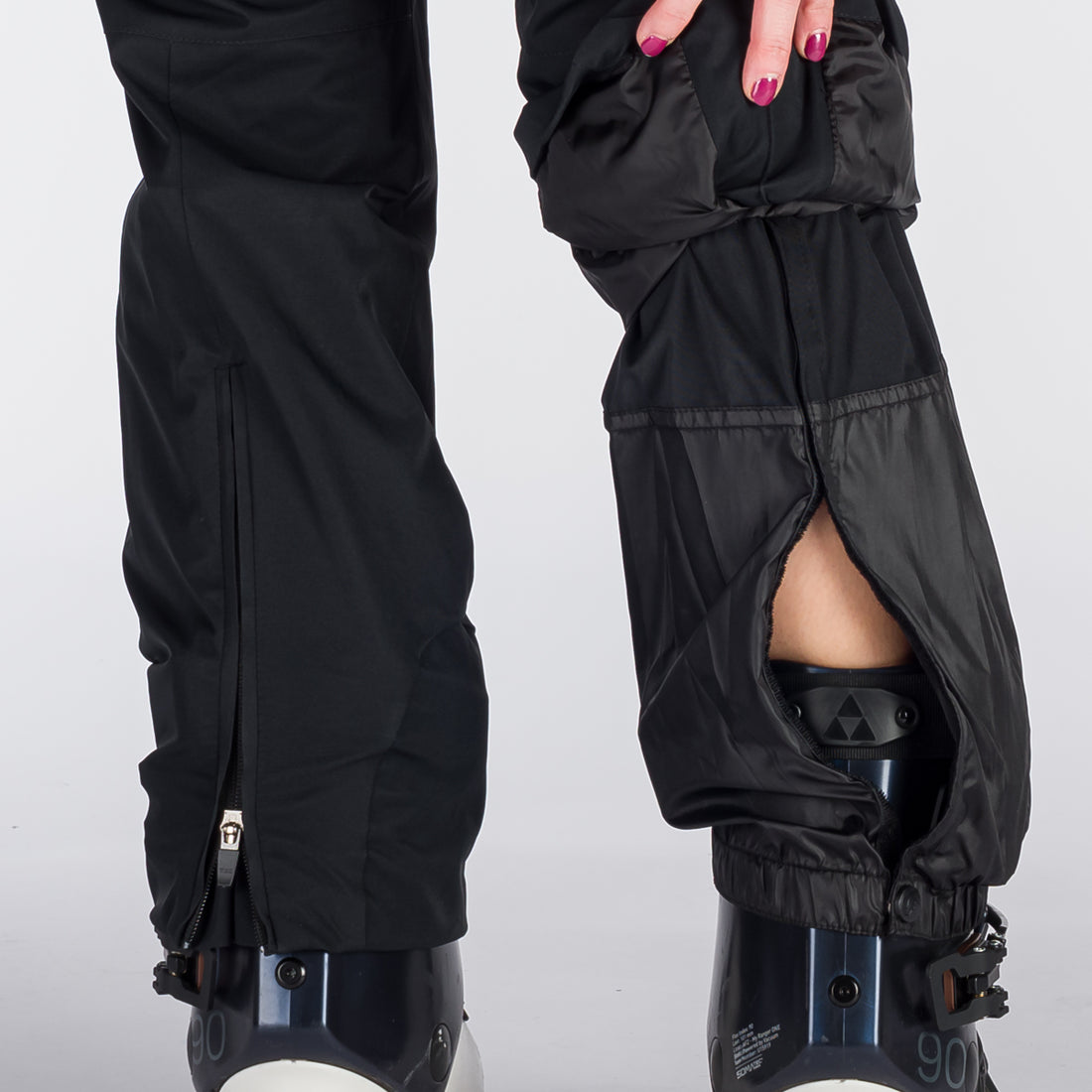 NO-4891SNW women's ski comfortable trousers with braces MAXINE