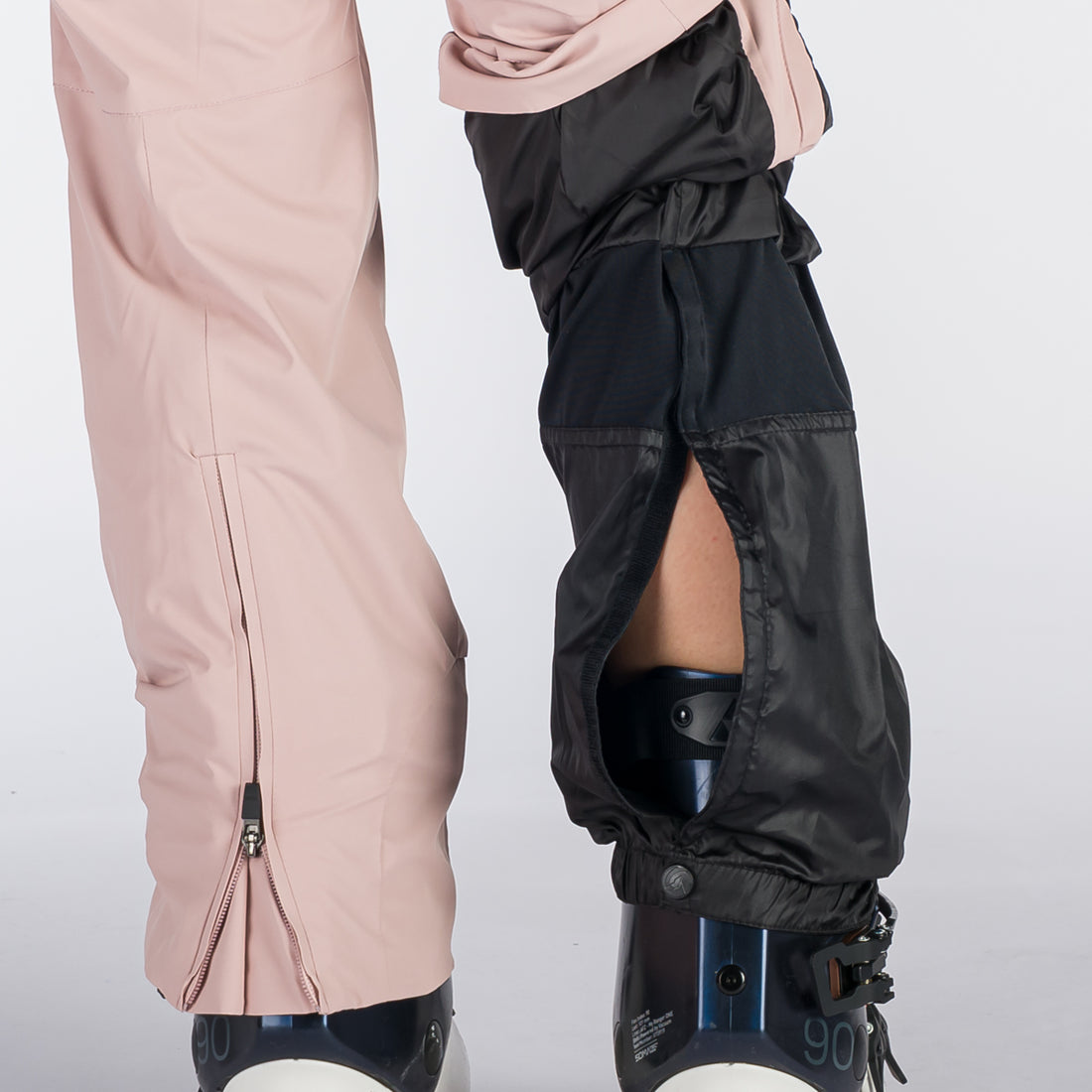 NO-4891SNW women's ski comfortable trousers with braces MAXINE