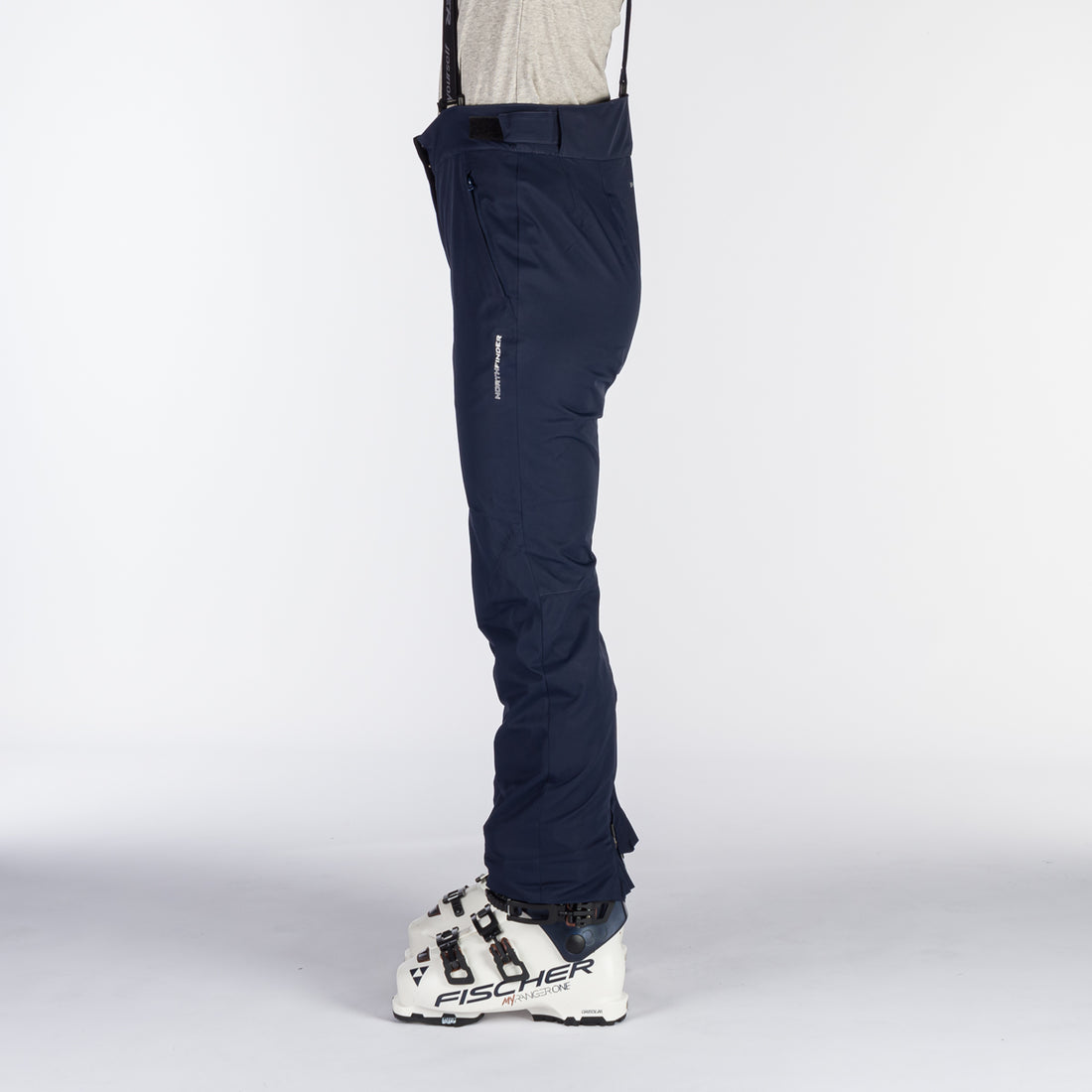 NO-4891SNW women's ski comfortable trousers with braces MAXINE