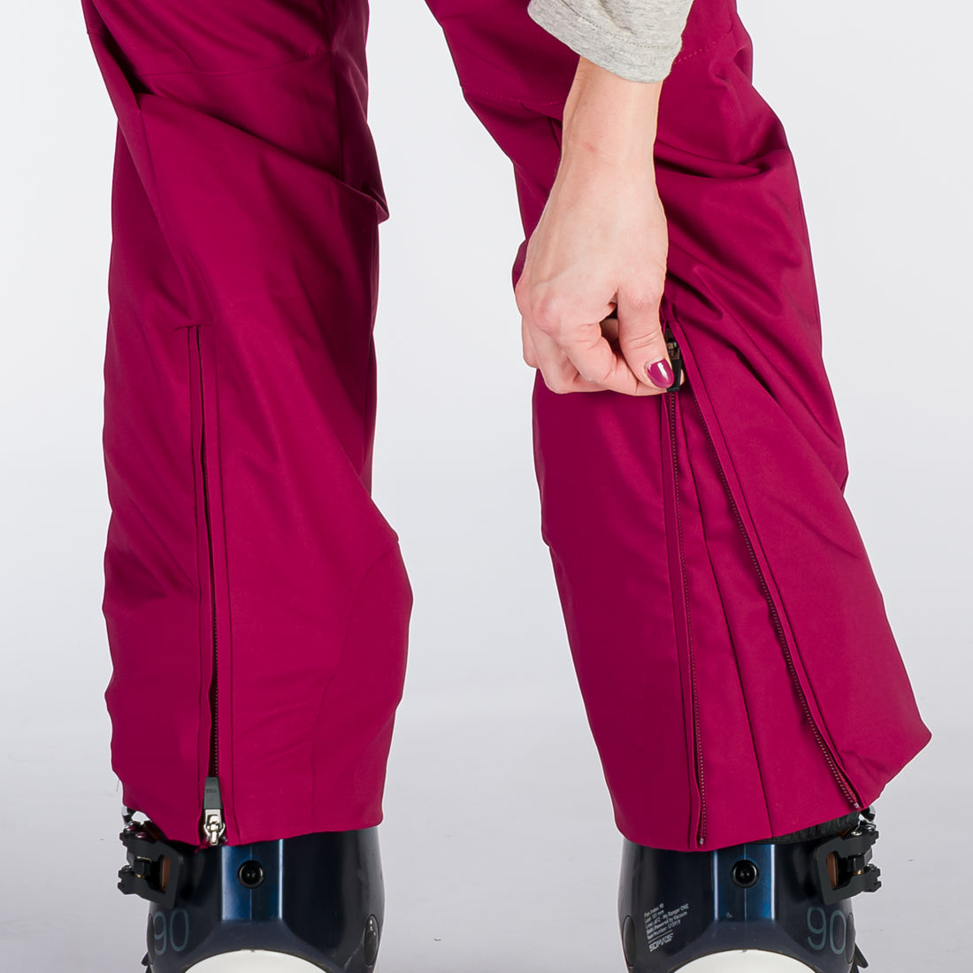NO-4891SNW women's ski comfortable trousers with braces MAXINE