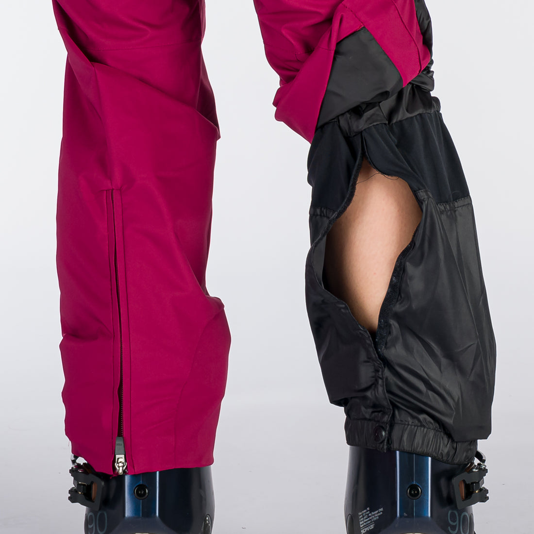 NO-4891SNW women's ski comfortable trousers with braces MAXINE
