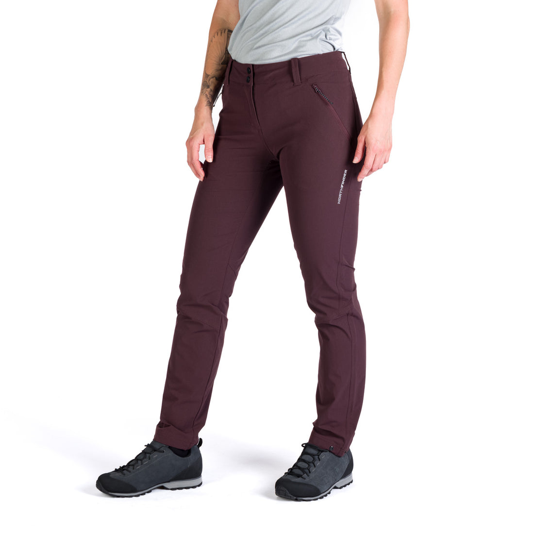 NO-4931OR women's trekking regular fit stretch pants SALLY