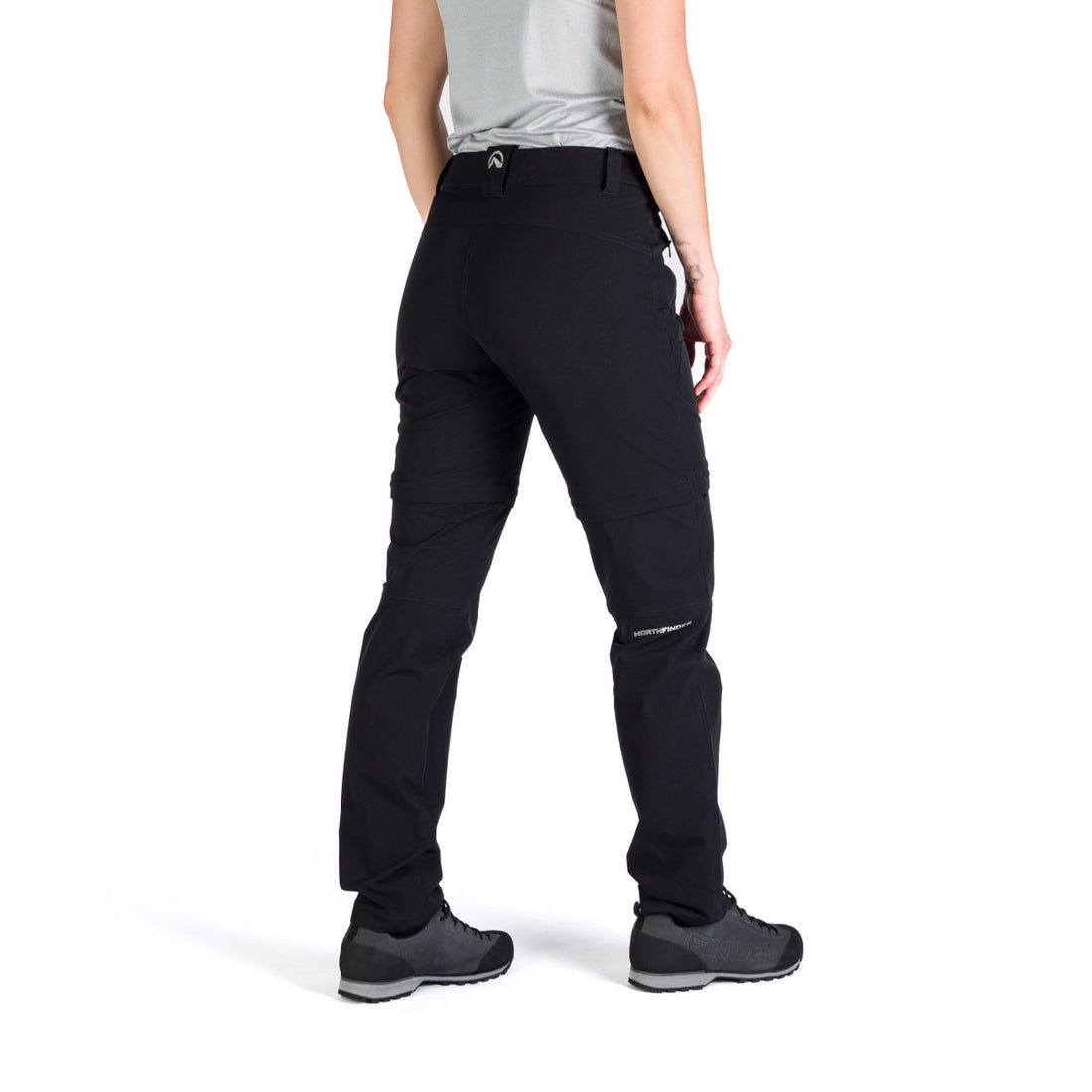 NO-4933OR women's trekking 2in1 zip off stretch pants KAY