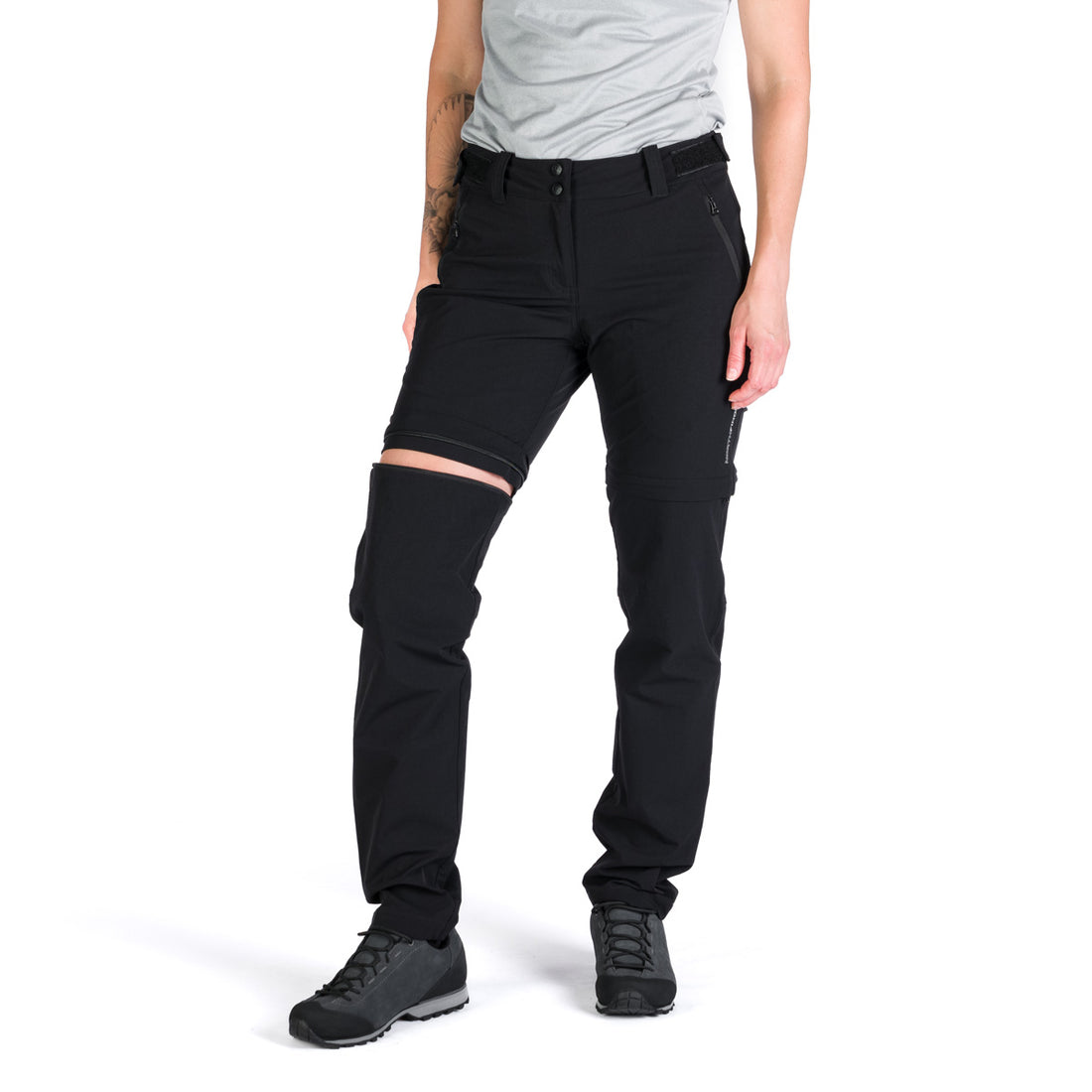 NO-4933OR women's trekking 2in1 zip off stretch pants KAY