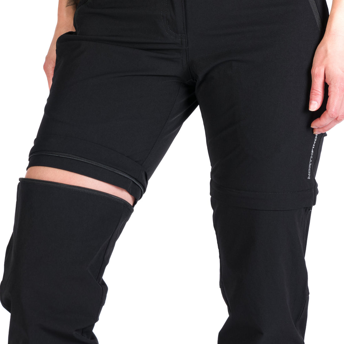 NO-4933OR women's trekking 2in1 zip off stretch pants KAY