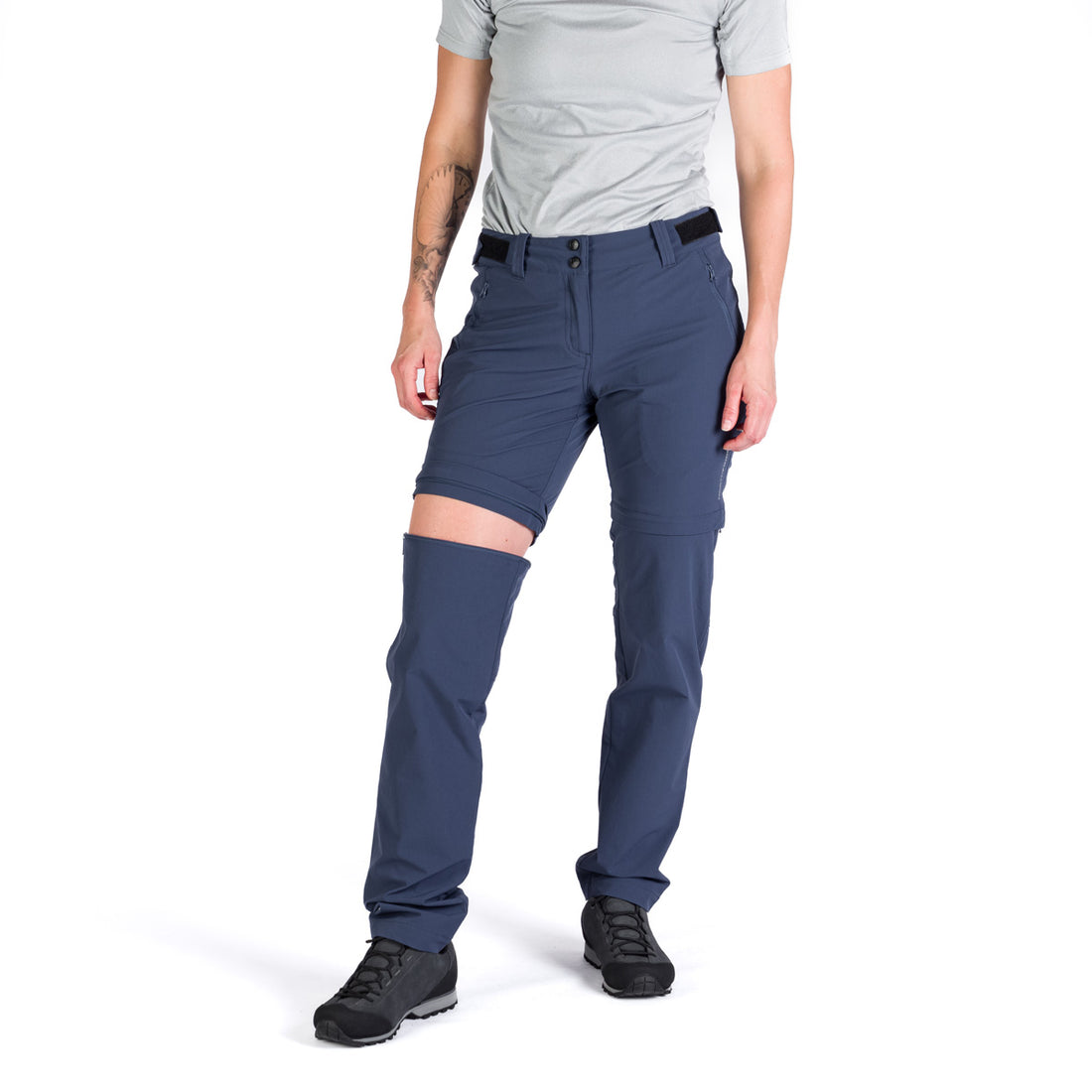 NO-4933OR women's trekking 2in1 zip off stretch pants KAY