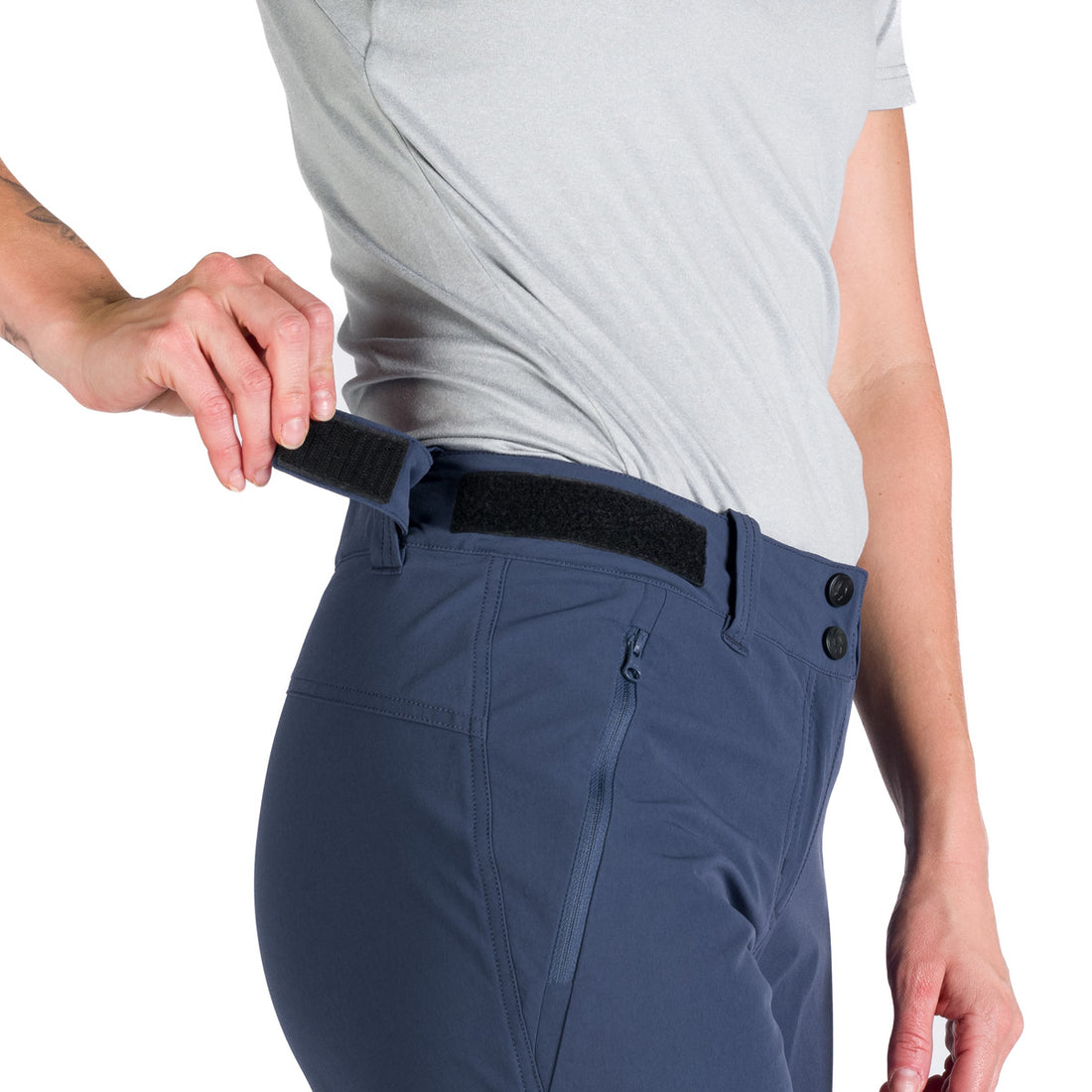 NO-4933OR women's trekking 2in1 zip off stretch pants KAY