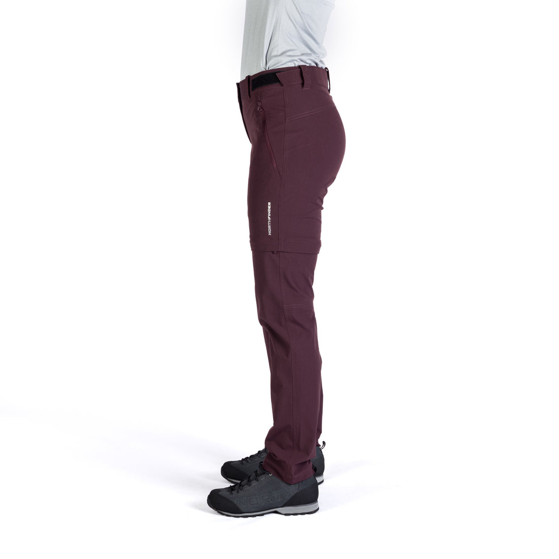 NO-4933OR women's trekking 2in1 zip off stretch pants KAY