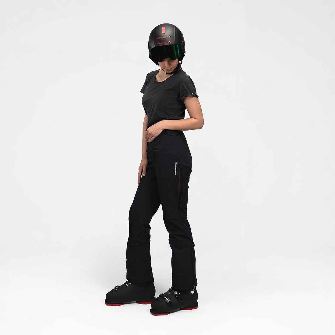 NO-4952SNW women's ski softshell pants 3L AMARIS