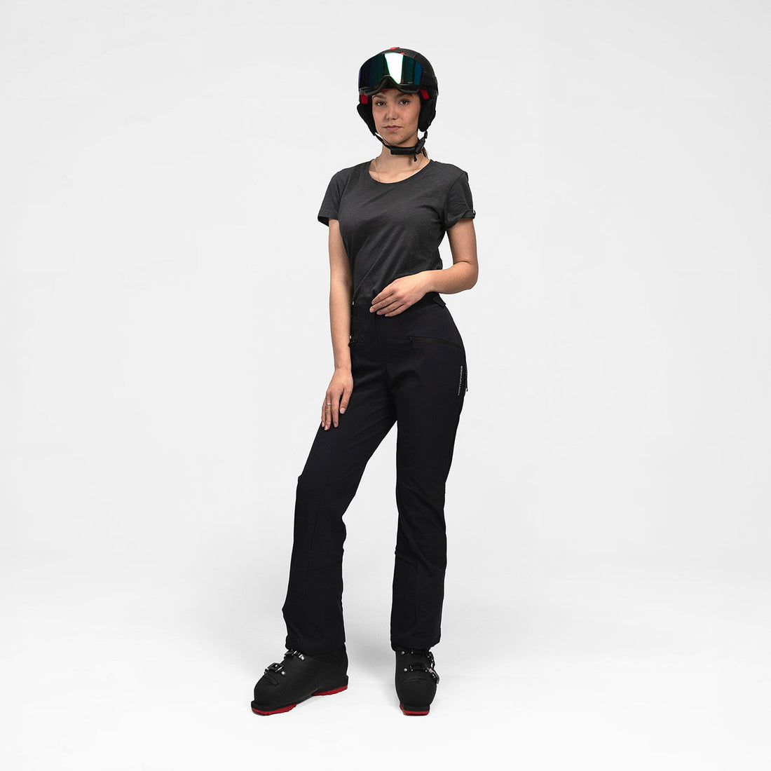 NO-4952SNW women's ski softshell pants 3L AMARIS
