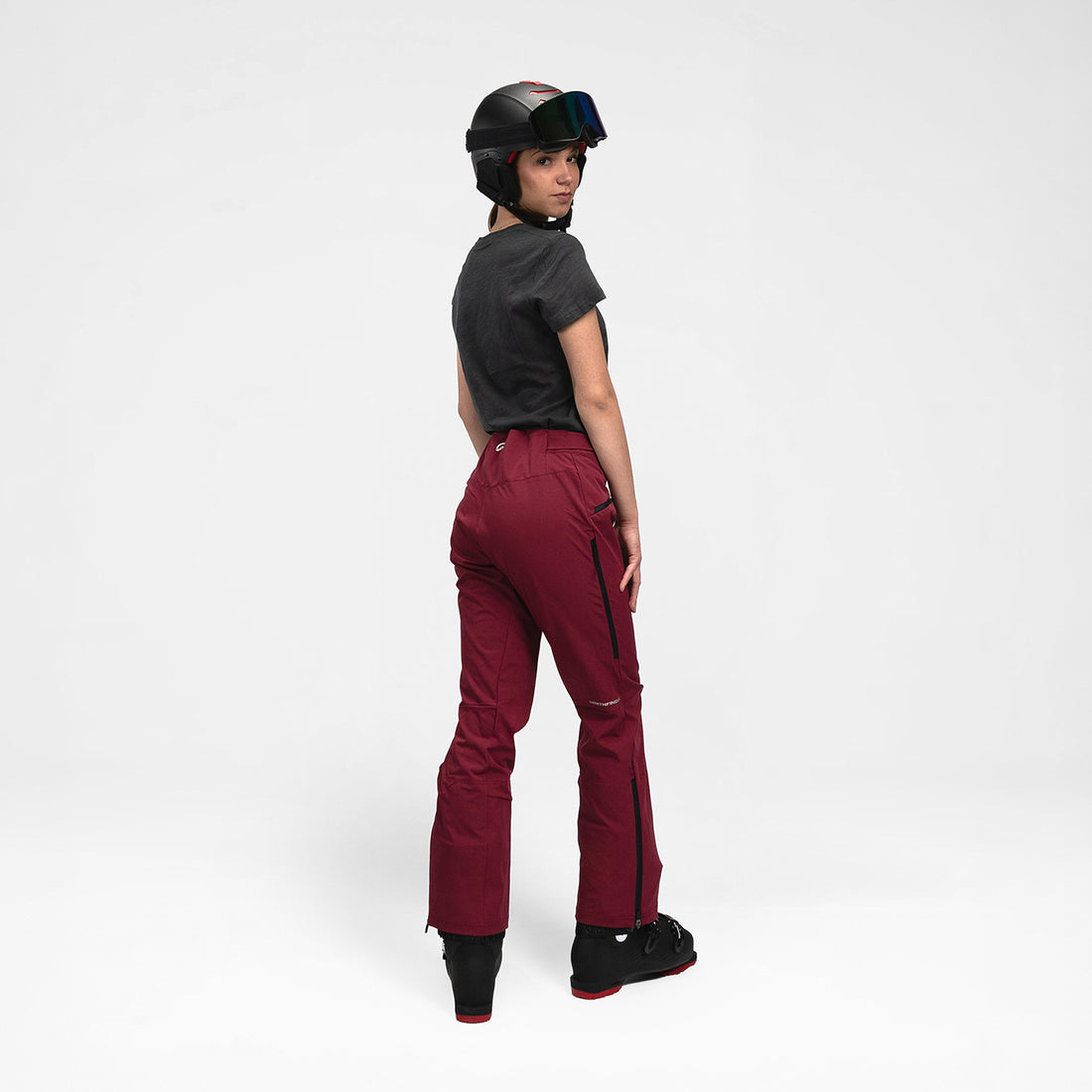 NO-4952SNW women's ski softshell pants 3L AMARIS