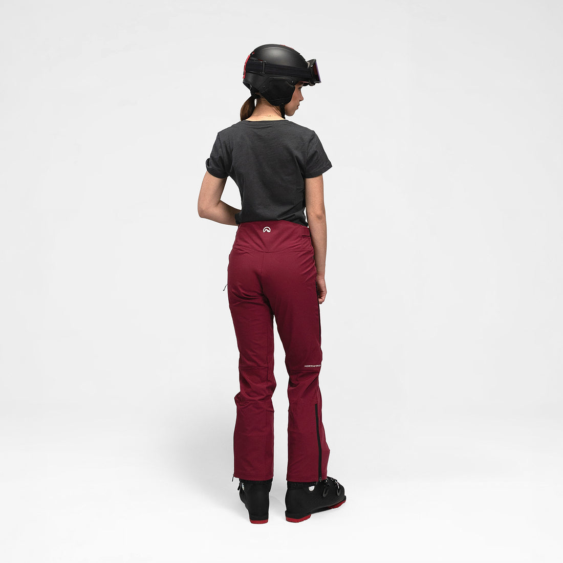 NO-4952SNW women's ski softshell pants 3L AMARIS
