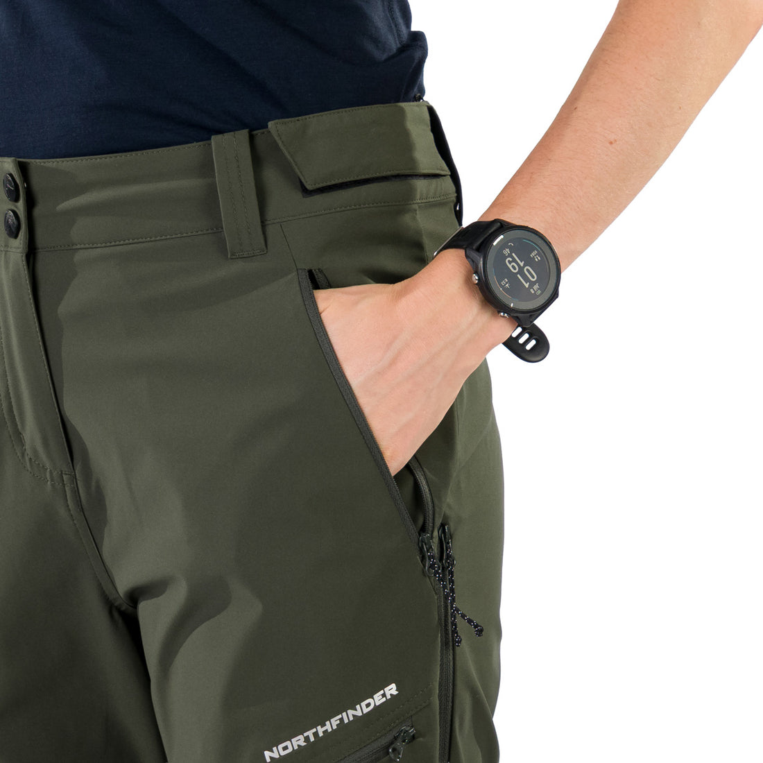 NO-4985OR women's outdoor windproof softshell 3L pants JANINE