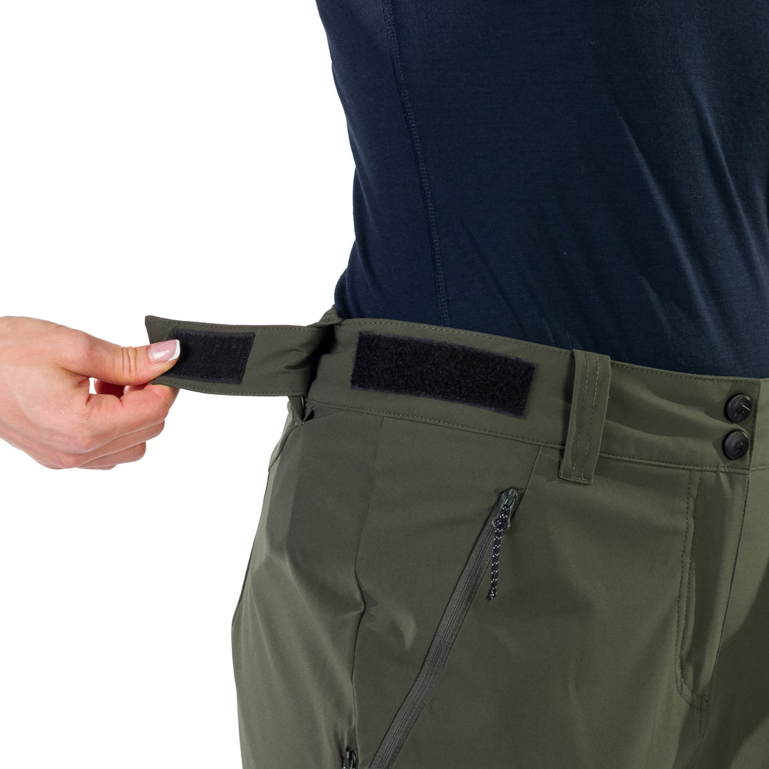 NO-4985OR women's outdoor windproof softshell 3L pants JANINE